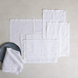 LINEN BASICS TABLE MAT IVORY WHITE - S/6