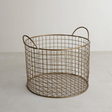 KIM UTILITY BASKET - GOLD