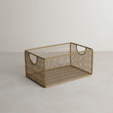 GOLDEN MESH BASKET