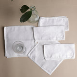 LINEN BASICS COCKTAIL NAPKINS WHITE - S/8